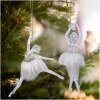 Afbeelding van Kerstversiering - acryl balletdanseres - 14 x 4 x 4 cm - 2 stuks / verpakking 1 Stuks [58512] - 01 58512 web