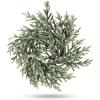 Afbeelding van Kerstdecoratie - krans - groen, besneeuwd - 27 cm 1 Stuks [58530B] - 01 58530B web