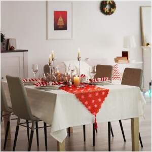 Afbeelding van Kersttafelkleedloper - 180 x 35 cm 1 Stuks [58535F] - 01 58535F web