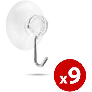 Afbeelding van Wandhanger met zuignap - 9 stuks / blister 1 Stuks [58538] - 01 58538 web