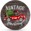 Afbeelding van Kerstschaal - metaal - "Vintage" - 33 cm 1 Stuks [58555D] - 01 58555D web