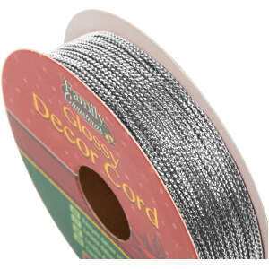 Afbeelding van Glanzende decoratieve koord - 10 m - zilver 1 Stuks [58569B] - 01 58569B web