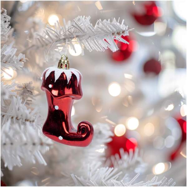 Afbeelding van Kerstboomversiering - glanzende laarzen - 8 x 6 x 4 cm 1 Stuks [58588] - 01 58588 web