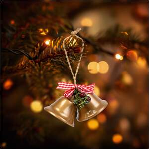 Afbeelding van Kerstdecoratie - bel - bruine kleur 1 Stuks [58590B] - 01 58590B web