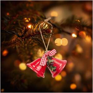 Afbeelding van Kerstversiering - bel - rode kleur 1 Stuks [58590C] - 01 58590C web