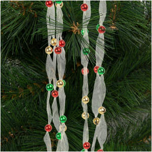 Afbeelding van Kerst organza slinger - 2,7 m - 10 mm - veelkleurig 1 Stuks [58615C] - 01 58615C web