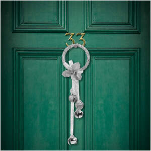 Afbeelding van Kerstversiering - hangend, rinkelend - metaal, zilver 1 Stuks [58619C] - 01 58619C web