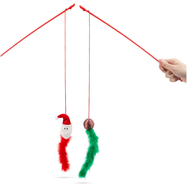 Afbeelding van Kerstkatten speelgoed - 2 soorten 1 Stuks [58648] - 01 58648 web