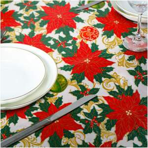 Afbeelding van Kersttafelkleed - flanel - 132 x 178 cm 1 Stuks [58652C] - 01 58652C web