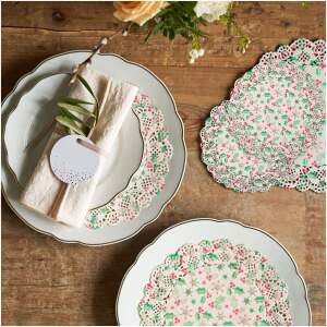 Afbeelding van Kerst, papieren placemat - 16,5 cm - 20 stuks / pak 1 Stuks [58696] - 01 58696 web