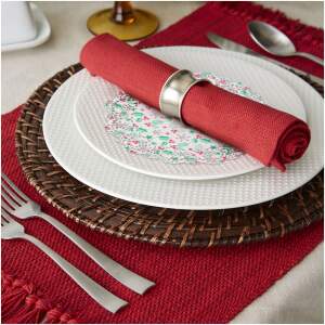 Afbeelding van Kerst, papieren placemat - 21,5 cm - 15 stuks / pak 1 Stuks [58697] - 01 58697 web