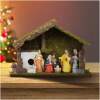 Afbeelding van Kersttafeldecoratie - Betlehem - keramiek en hout - 30 x 10 x 20 cm 1 Stuks [58719] - 01 58719 web