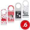 Afbeelding van Kerstdrankfles wenskaart - 4 soorten - 6 stuks / verpakking 1 Stuks [58746] - 01 58746 web