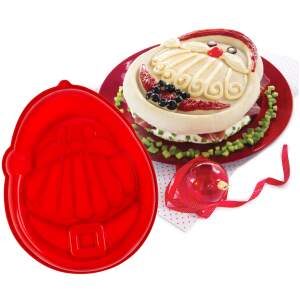 Afbeelding van Siliconen bakvorm - Kerstman - 24 x 30 x 4,5 cm 1 Stuks [58766] - 01 58766 web