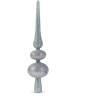 Afbeelding van Kerstboomtopversiering - zilver, glitter - 30 x 7 cm 1 Stuks [58780B] - 01 58780B web