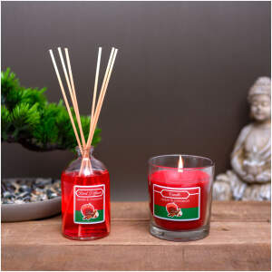 Afbeelding van Geurkaars en diffuserset - appel & kaneel - 120 g + 100 ml 1 Stuks [58800A] - 01 58800A web