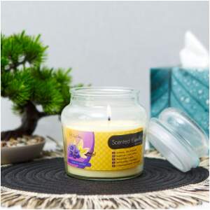 Afbeelding van Geurkaars - pot met deksel - violet & vanille - 310 g 1 Stuks [58805C] - 01 58805C web