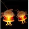 Afbeelding van LED lichtsnoer - Kerstman - 10 LED - 1,35 meter - warmwit - 2 x AA 1 Stuks [58912] - 01 58912 web