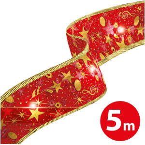 Afbeelding van Kerst LED lint - rood - 5 mx 5 cm - 50 LED - USB 1 Stuks [58933J] - 01 58933J web