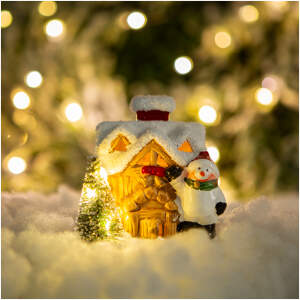 Afbeelding van Kerst LED huis - 6 soorten - 8 x 6 x 8,5 cm 1 Stuks [58936B] - 01 58936B web 1