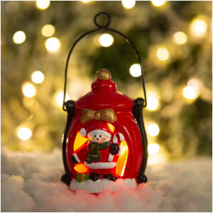 Afbeelding van Kerst LED lantaarn - 3 soorten - 7,5 x 11,5 cm 1 Stuks [58936C] - 01 58936C web 1