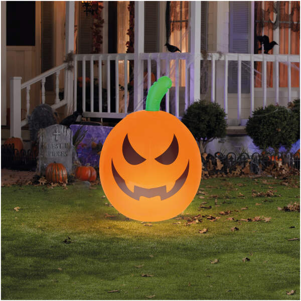 Afbeelding van Opblaasbare RGB LED Halloween pompoen - 40 cm 1 Stuks [58943] - 01 58943 web