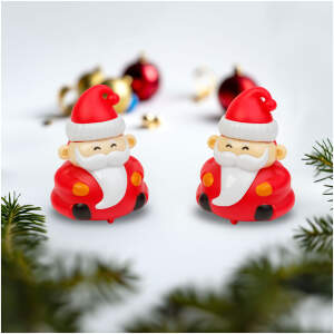 Afbeelding van Optrekbare rollende Kerstman - 6 x 5 x 4 cm 1 Stuks [58971A] - 01 58971A web