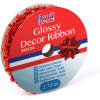 Afbeelding van Decoratielint - glanzend - 2,74 m - rood 1 Stuks [58972A] - 01 58972A web