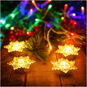 Afbeelding van LED-ijskristaldecoratie - op batterijen - 4 stuks / verpakking 1 Stuks [58974] - 01 58974 web