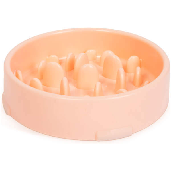 Afbeelding van Voerbak - slowfeeder - roze 1 Stuks [60009PK] - 01 60009PK web