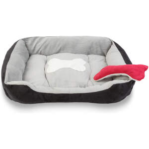 Afbeelding van Hondenbed - 60 x 45 x 15 cm - zwart 1 Stuks [60043B] - 01 60043B web 1