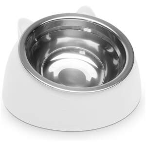 Afbeelding van Voerbak voor katten - 165 x 100 mm - wit 1 Stuks [60062C] - 01 60062C web