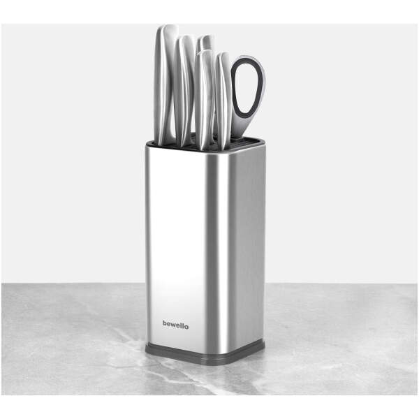 Afbeelding van Messenset met houder - 7-delig - roestvrij staal 1 Stuks [BW1025] - 01 BW1025 web