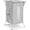 Afbeelding van Wasmand - stof, met opvouwbaar metalen frame - 37,5 x 38 x 57 cm 1 Stuks [BW2034A] - 01 BW2034A web