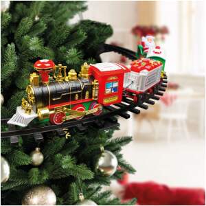 Afbeelding van Kerstboomtrein - speelt muziek, lichtjes - werkt op batterijen 1 Stuks [BW2041] - 01 BW2041 web