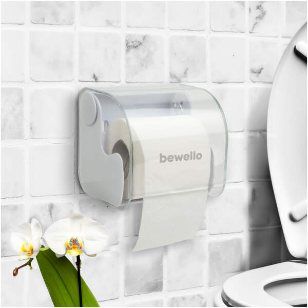 Afbeelding van Toiletrolhouder - wit - 145 x 130 x 123 mm - wit 1 Stuks [BW3019] - 01 BW3019 web