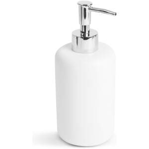 Afbeelding van Handzeepdispenser - mat wit / glanzend zilver 1 Stuks [BW3021A] - 01 BW3021A web