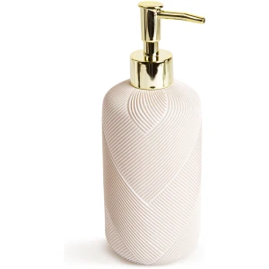 Afbeelding van Handzeepdispenser - mat beige / glanzend goud 1 Stuks [BW3022A] - 01 BW3022A web