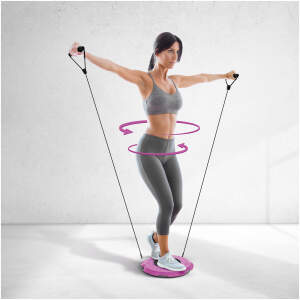 Afbeelding van Twister fitnessschijf - met rubberen touw - 29 cm 1 Stuks [BW4005] - 01 BW4005 web