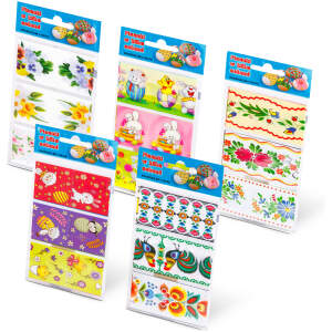 Afbeelding van Paasdecoratie - stickerset - 6 stuks / verpakking 1 Stuks [CMK-0212] - 01 CMK 0212 web