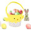 Afbeelding van Paasdecoratie - Kuiken in mandje - 18 x 16 cm - Geel 1 Stuks [CMK-7831] - 01 CMK 7831 web
