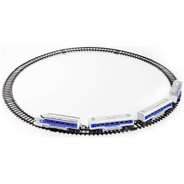 Afbeelding van Sneltrein - met station - elektrisch - 4 soorten sporen 1 Stuks [DA00353] - 01 DA00353 web