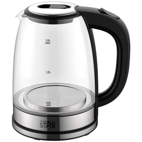 Afbeelding van WinningStar - Elektrische glazen waterkoker - 1500 W - 1,8 L 1 Stuks [DA00461] - 01 DA00461 web