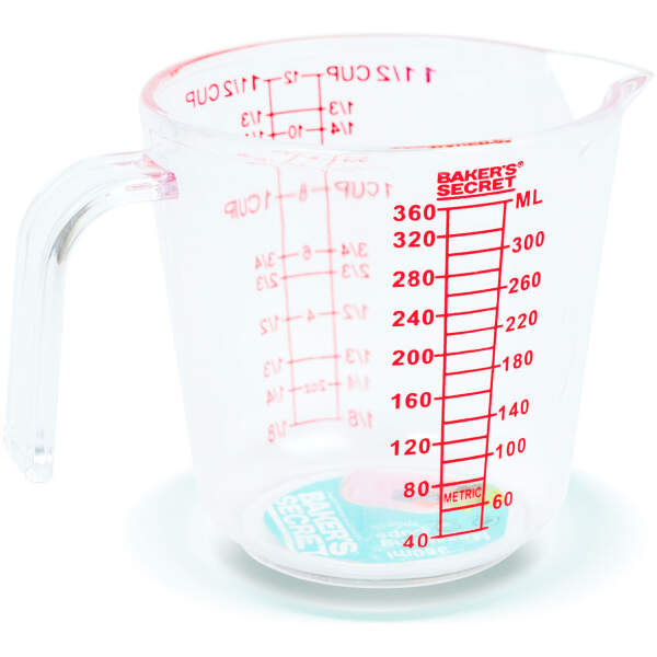 Afbeelding van Baker's Secret - plastic maatbeker - 360 ml 1 Stuks [DA00979] - 01 DA00979 web