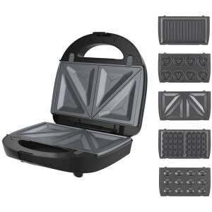 Afbeelding van WinningStar – Antiaanbak Sandwich Maker 5-in-1 – 750 W 1 Stuks [DA01185] - 01 DA01185 web