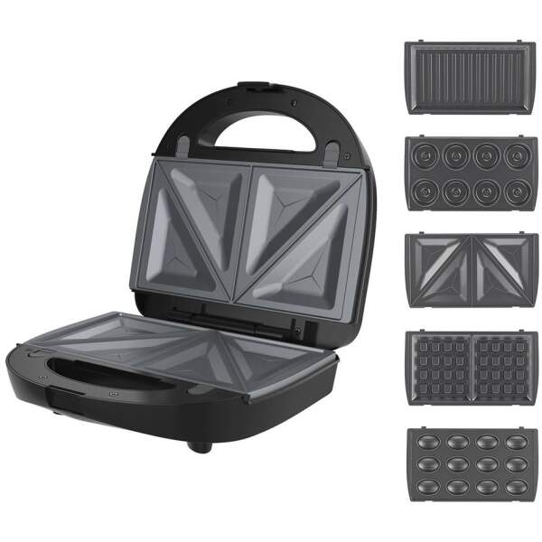 Afbeelding van WinningStar – Antiaanbak Sandwich Maker 5-in-1 – 750 W 1 Stuks [DA01185] - 01 DA01185 web