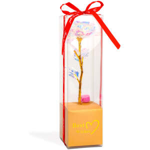 Afbeelding van LED-verlichte kunstbloemdecoratie - roos - wit 1 Stuks [DA01199] - 01 DA01199 web