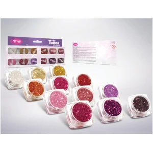 Afbeelding van Glitter powder set - selection of warm colors 1 Stuks [TY50146] - 01 TY50146 web