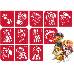 Afbeelding van Paw patrol template set - 12 pcs 1 Stuks [TY50209] - 01 TY50209 web