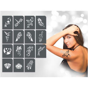 Afbeelding van Women's template set - 15 pcs 1 Stuks [TY50222] - 01 TY50222 web